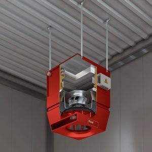 hoval stoginio vėdinimo įrenginio topvent dkv pjūvio vizualizacija