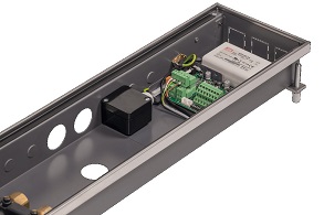 Konvektorių elektromechaninio valdymo opcija
